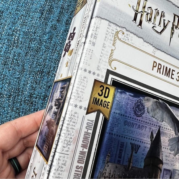 Harry Potter Puzzle 3D Image Hogwarts Castle 550 Piece Jigsaw - Picture 3 of 4